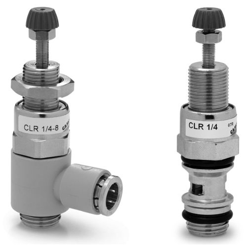 Miniaturdruckregler - CLR series - CAMOZZI AUTOMATION - Kolben / einstufig / Messing