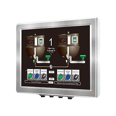 TFT-LCD-Monitor - ADM-5817AX - Arista - mit resistivem 5-Draht-Touchscreen / Industrie / Lagerung