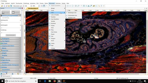 Software für Materialmikroskopie - EHDView Image Analysing Software - EHD imaging
