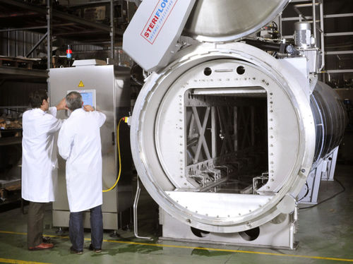 Prozess-Sterilisator - Rotary Steriflow - Steriflow - für Hochdruck-Heißwasser / drehbar / für die Lebensmittelindustrie