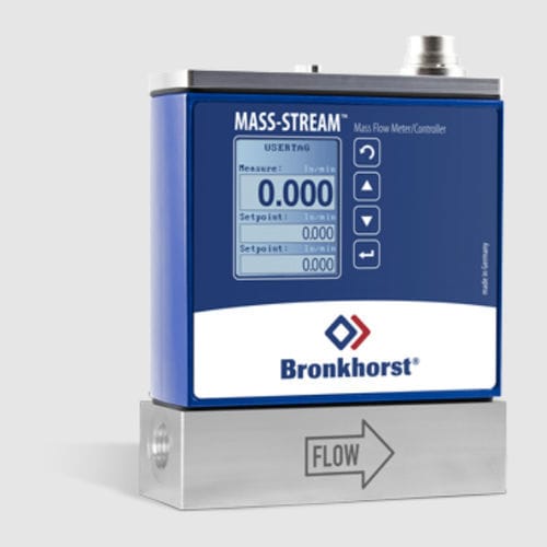 Thermodurchflussmesser - MS-105 - Mass Flow ONLINE BV - Massen / für Gas / Inline