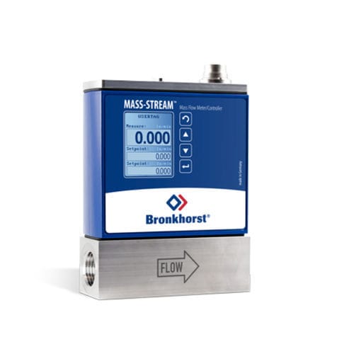 Thermodurchflussmesser - MS-108 - Mass Flow ONLINE BV - Massen / für Gas / Inline