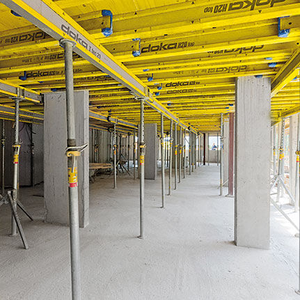 Deckenschalung - Dokaflex 30 tec - DOKA - Kunststoff / Holz / Großflächen