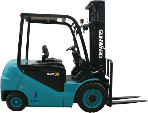Elektrischer Gabelstapler - 1 500 kg | SWFE15AC-4F1 - SUNWARD INTELLIGENT EQUIPMENT CO.,LTD. - Sitz / für Materialumschlag / 4 Räder