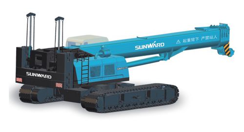 Kran auf Raupen - SWTC75 - SUNWARD INTELLIGENT EQUIPMENT CO.,LTD. - für Hubanwendungen / hydraulisch