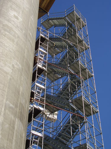 Aluminium-Treppe - MP - PILOSIO - für Baustellen / Notfall