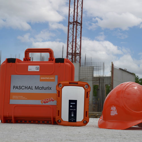 Überwachungssystem für Betonierung - Maturix - PASCHAL-Werk G. Maier GmbH - Temperatur / tragbar / Echtzeit