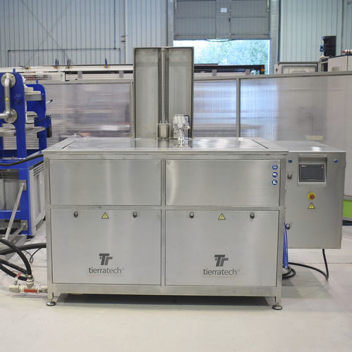 Ultraschall-Reinigungsanlage - 264 Ga - TIERRATECH - für Bandstreifen / maßgefertigt / Ein-Bad