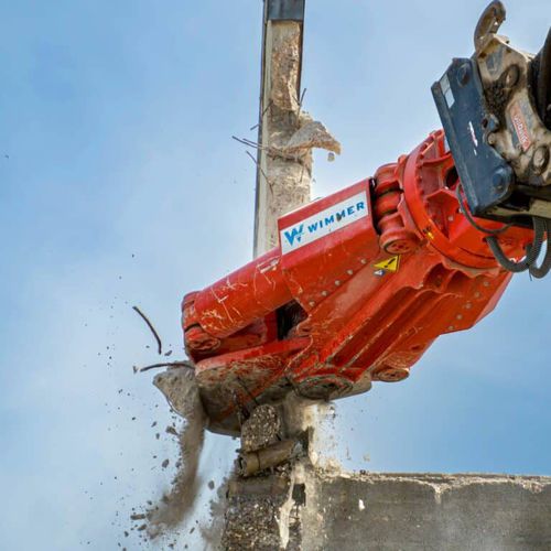 Hydraulischer Abbruchschere - Topcut - WIMMER Hartstahl GmbH & Co KG - für Bagger / für Beton