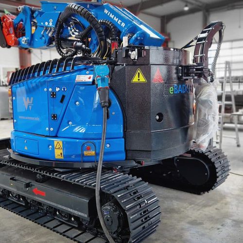 Minibagger - e-Badger - WIMMER Hartstahl GmbH & Co KG - auf Raupen / elektrisch / Diesel