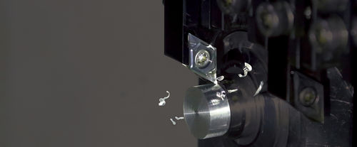 Wendeschneidplatte mit Spanbrecher - TMV - TUNGALOY - Dreh / für Nichteisenmetalle / für Edelstahl