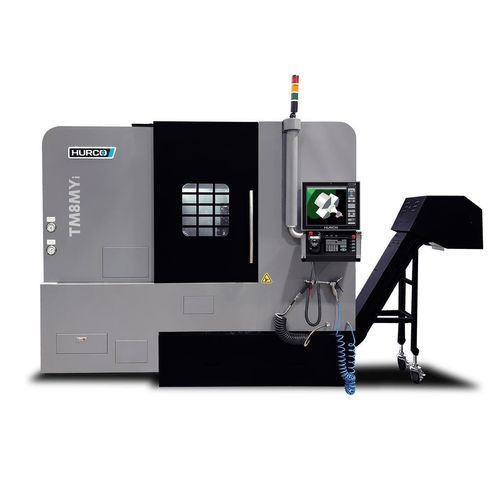 CNC-Drehmaschine - TM8MY - Hurco GmbH Werkzeugmaschinen - horizontal / mit Schrägbett / 12 Werkzeuge