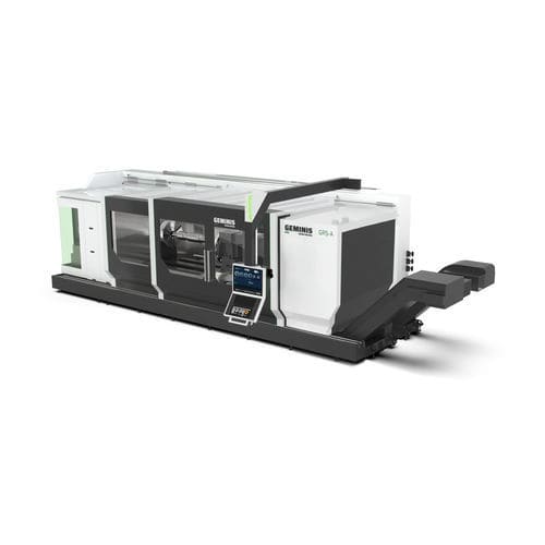 CNC-Drehmaschine - GR5-A - GEMINIS LATHES, S.A - horizontal / Doppelrevolver / Hochpräzision
