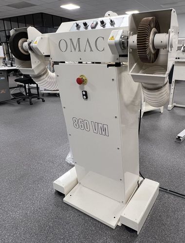 Poliermaschine für Leder - OMAC 860 VM - Suteau-Anver - Industrie / zur Endbearbeitung / zum Bürsten