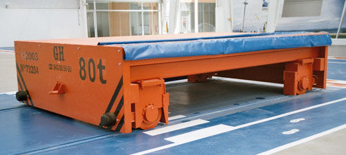 Elektrischer selbstfahrender Wagen - GH Cranes & Components - 2-Achsen / schienenmontiert