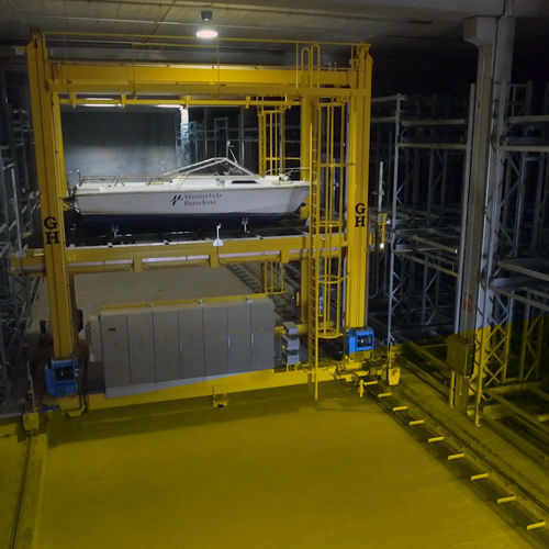 Schienenmontierter Portalkran - GH Cranes & Components - für Schifffahrtsanwendungen / für Schiffsentladung / elektrisch