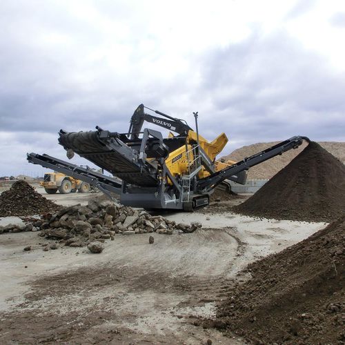 Siebanlage zur industriellen Anwendung - RM HS7500M - RUBBLE MASTER HMH - für Recyclingprodukte / mobil / für Schüttgut