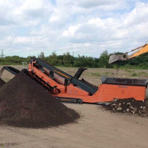Recycling-Siebmaschine - RDS514/RTS514 - Rockster Austria International GmbH - für Baustellen / mobil / für Schüttgut