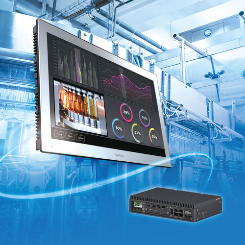 Monitor für Industrieanwendungen - FP6000 series - Pro-face - TFT-LCD / mit resisitivem Touchscreen / mit kapazitivem Touchscreen