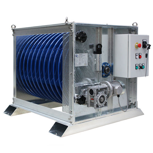Kabeltrommel - STAKER Series - D.R. Italia s.r.l. - motorisiert / für Kran / für korrosive Medien