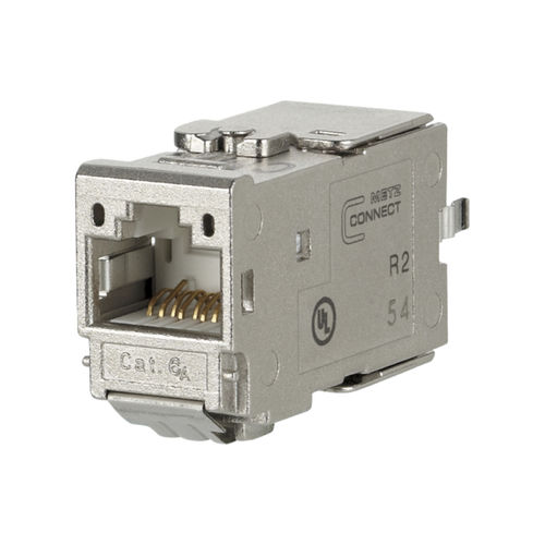 Datensteckverbinder - C6Amodul - METZ CONNECT - RJ45 / innen / Zink-Druckguss