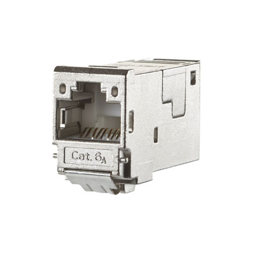 Datensteckverbinder - E-DAT modul - METZ CONNECT - RJ45 / innen / Zink-Druckguss