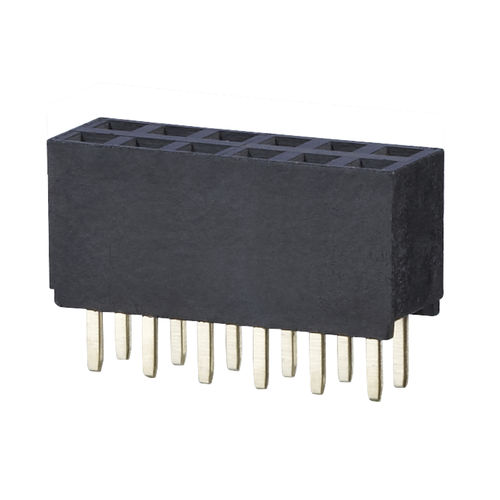 Innen-Stiftleiste - FR202xxVBDN - METZ CONNECT - zweireihig / 2.54 mm (0.100")