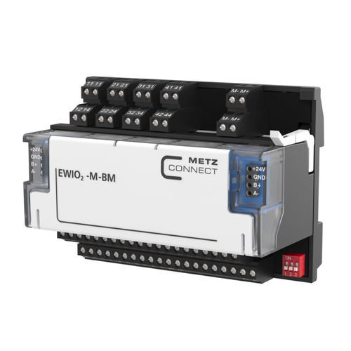 Energiedatenlogger - EWIO2-M-BM M-Bus / BACnet / Modbus - METZ CONNECT - M-Bus / Ethernet / Modbus