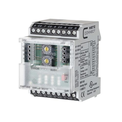 Analoges IO Module - BMT-AI8 BACnet MS/TP - METZ CONNECT - 8 Eingänge / BACnet / konfigurierbar