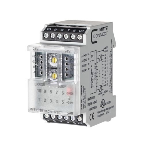 Digitales E/A-Modul - BMT-DI10 BACnet MS/TP - METZ CONNECT - BACnet / 10 E / für DIN-Schiene