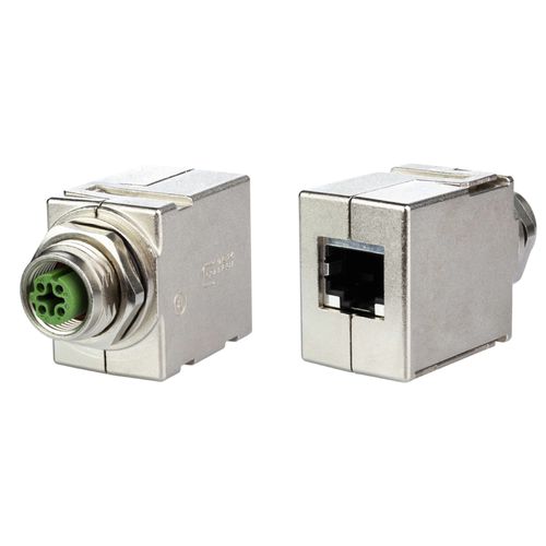 Netzadapter für Schaltschrank - MWN811A115 - METZ CONNECT - innen / RJ45 / Zink-Druckguss