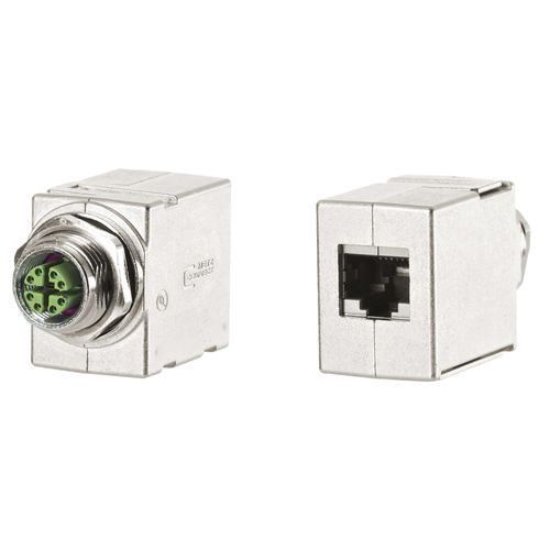 Netzadapter für Schaltschrank - MWN811A415 - METZ CONNECT - innen / RJ45 / Zink-Druckguss
