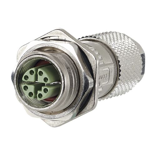 Datensteckverbinder -  MMF881A315-0001 - METZ CONNECT - M12 X-kodiert / 8-polig / Zink-Druckguss