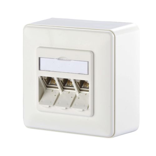 Datensteckverbinder -  1309130002-E - METZ CONNECT - RJ45 / Steckdose / Zink-Druckguss