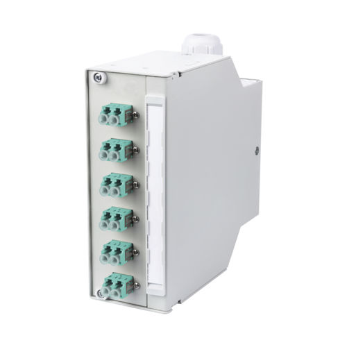 LWL-Verteiler - OpDAT REGpro splice 6x LC-D - METZ CONNECT - Standard / für DIN-Schiene