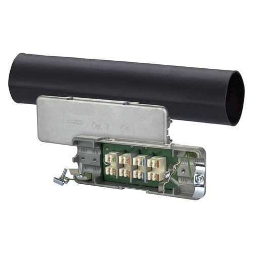 Datensteckverbinder - 130863-01-E - METZ CONNECT - rechteckig / gepanzert / Zinkguss