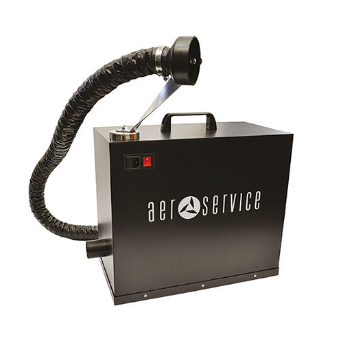 Handgerät-Rauchabzugsanlage - AER 201 - AERSERVICE EQUIPMENTS SRL - Schweiß / mit Aktivkohlefilter / Patronen