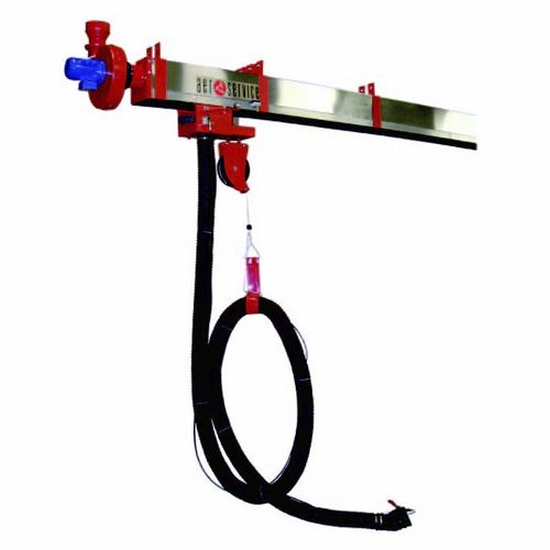 Abgasabsauger für PKW - CA series - AERSERVICE EQUIPMENTS SRL - für Werkstatt / für Garagen / auf Gleitschiene