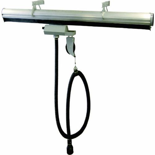 Abgasabsauger für PKW - EC - AERSERVICE EQUIPMENTS SRL - für Werkstatt / für Garagen / auf Gleitschiene