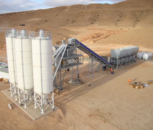 Festinstallierte Betonmischanlage - CTT  - ARCEN ENGENHARIA, S.A. - horizontal