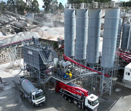 Mobile Betonmischanlage - ARCMOV  - ARCEN ENGENHARIA, S.A.