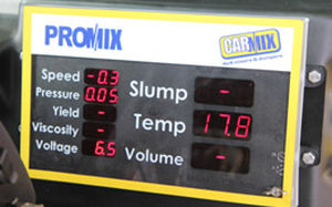 LED-Display - CARMIX - METALGALANTE - zur Temperaturmessung / zur Temperaturmessung
