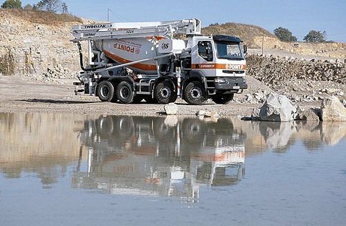 Fahrmischer-Betonpumpe - 73 m³/h, max. 24 m | TWINSTAR 3Z24 - SERMAC S.p.A.