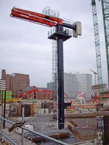 Stationärmaste für Betonverteilung - ø 125 mm, 4 m | BS series - SERMAC S.p.A.