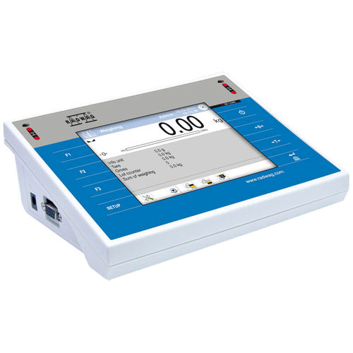 Waagenterminal mit LCD-Anzeige - PUE 7.1 series - RADWAG - mit Touchscreen / Benchtop / einbaufähig