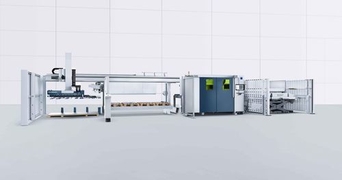Faserlaser-Schneidemaschine - TruMatic 5000 - TRUMPF machines & systems - Festkörperlaser / mit Ausstecher / für Aluminium
