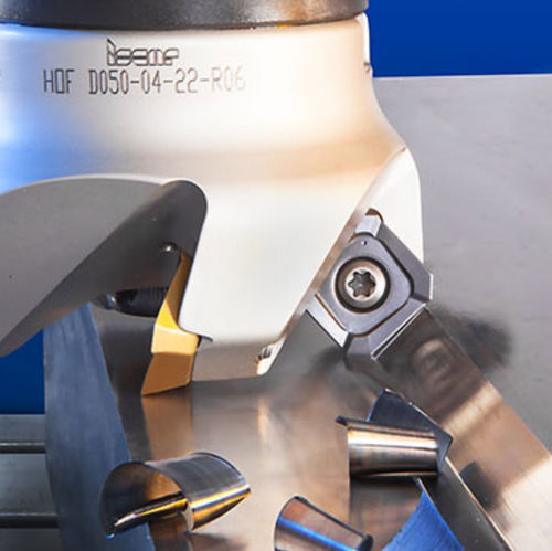 Walzenstirnfräser - HOF D series - ISCAR Tools - rund / Schaft / Wendeplatten