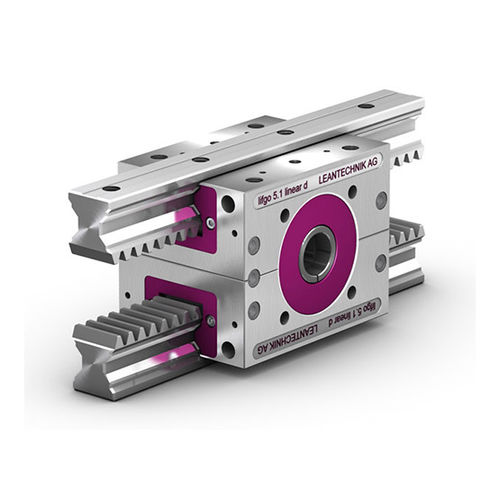 Ritzel-Zahnstangenantrieb - lifgo® linear double - LEANTECHNIK AG