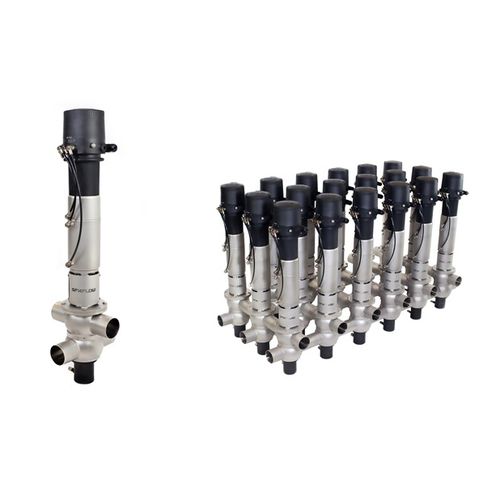 Kolbenventil - D4 series - APV - pneumatisch / vermischungssicher / Sperr