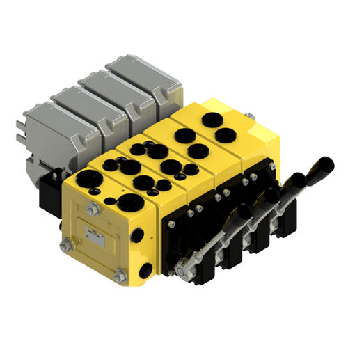 Proportionales Hydraulik-Wegeventil - GPV 130 - GMS Hydraulic Components - Schieber / mit Hebel